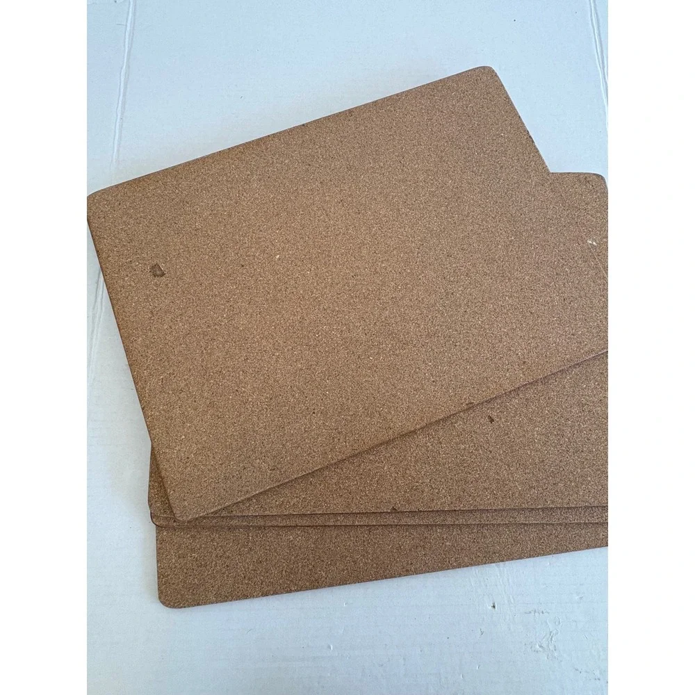 Patrick Reid O'Brien American Flag Placemat Set of 4 Rustic Cork Backed 16x11.25